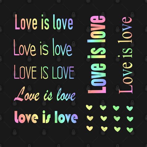 Love Is Love Sticker Pack Love Is Love Is Love Hoodie Teepublic