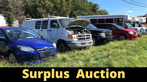 State Vehicle Surplus Auction Preview And Selling Prices Youtube