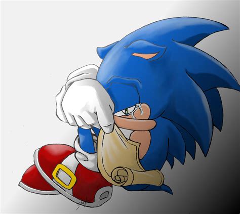 Sonic Sad By S Concept On Deviantart