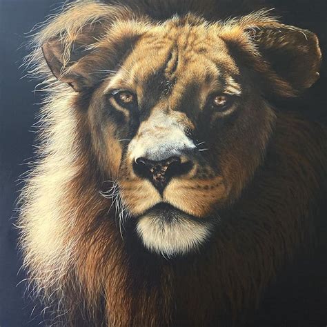 Hyperrealistic Oil Paintings Capture The Wild Nature Of The Animal