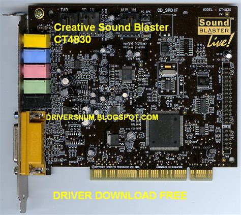 Creative Sound Blaster Ct4830 Live 41 Driver Download