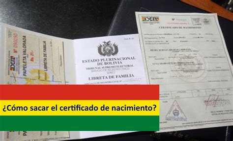 C Mo Sacar El Certificado De Nacimiento En Bolivia