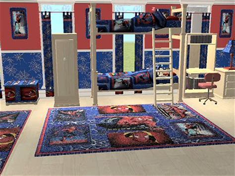 Is your child's favourite superhero spiderman? Mod The Sims - McAlli Spiderman bedroom set