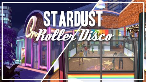 Stardust Roller Disco Bar The Sims 4 Speed Build Youtube