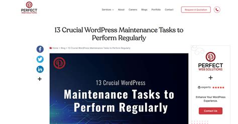 13 Crucial Wordpress Maintenance Tasks To Perform Regularly Perfect