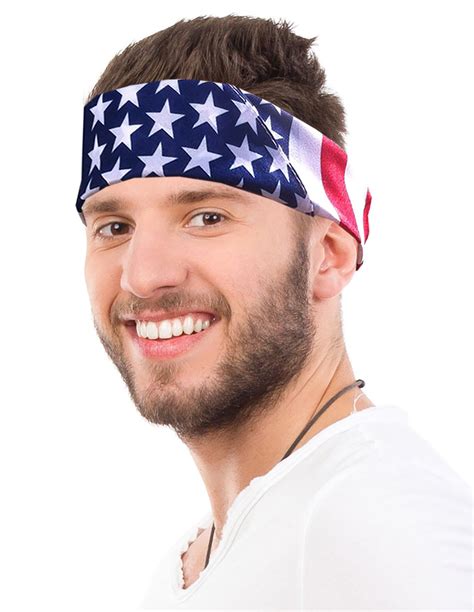 American Flag Bandana Headband Us Bandana For Men Usa Flag Bandana Usa