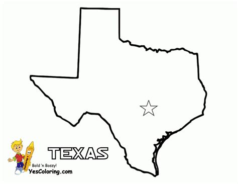 Texas County Map Coloring