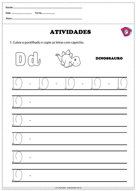 Atividades A Letra D Para Imprimir Atividades Educativas