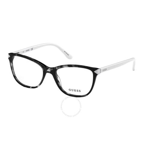 Guess Unisex Black Square Eyeglass Frames Gu267300155 664689956982 Eyeglasses Jomashop