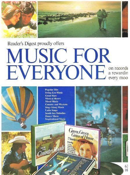 Readers Digest Music For Everyone Catalog 1973 300 Readers