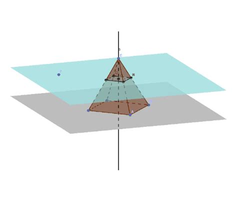 Section Pyramide Par Un Plan Proportionnalité Geogebra