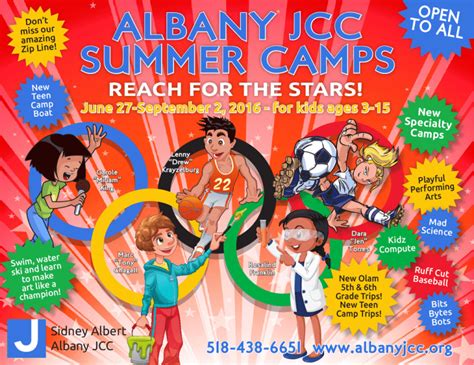 Albany Jcc Summer Camps Sidney Albert Albany Jcc