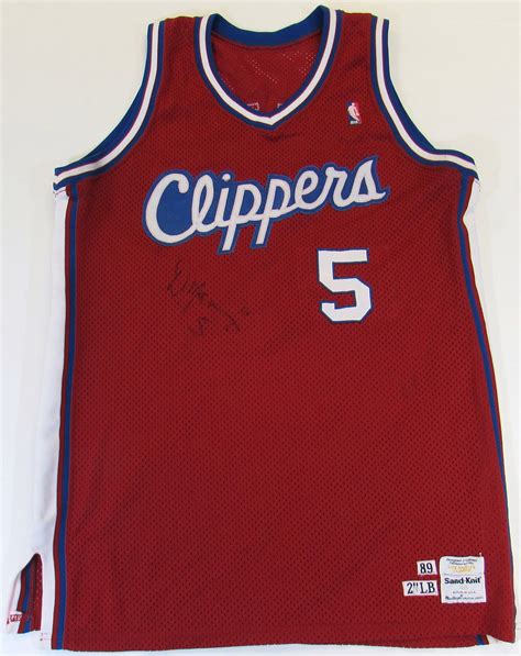 Lot Detail 1989 90 Danny Manning Game Used La Clippers Signed Jersey