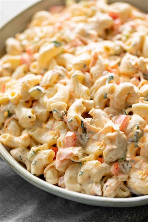 The Best Macaroni Salad With A Delicious Creamy Dressing Cafe Delites