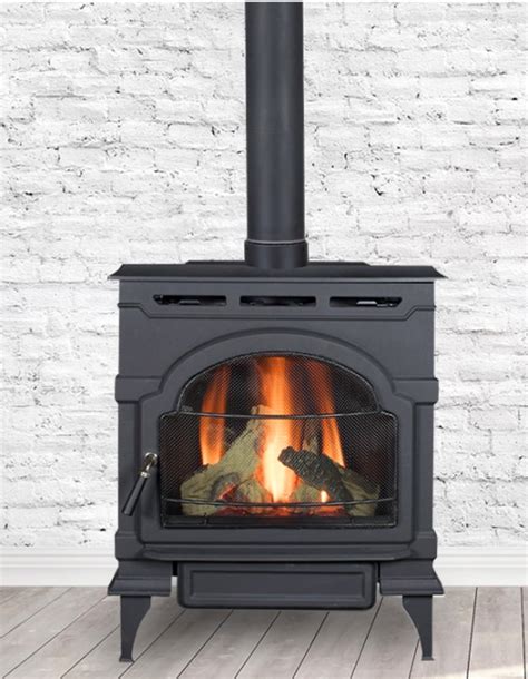 Majestic Oxford Direct Vent Gas Stove Classic Black Wintellifire Ipi