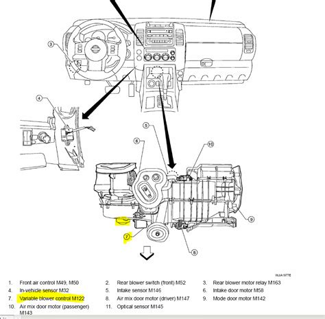 Nissan Pathfinder Blower Motor Resistor Location