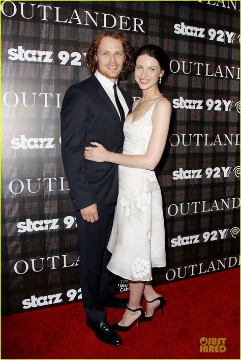 Sam Heughan Caitriona Balfe Are Picture Perfect At Outlander Screening Photo