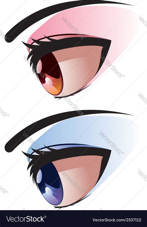 Side View Of Eye Royalty Free Vector Image Vectorstock