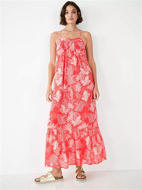 Hush Valencia Coral Reef Maxi Dress Pinkmulti At John Lewis And Partners