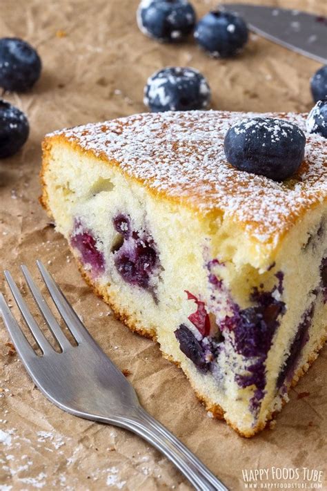 Melt the jelly in a microwave and lightly brush over the cake. Homemade Blueberry Cake | Recipe | Sponge cake recipes ...
