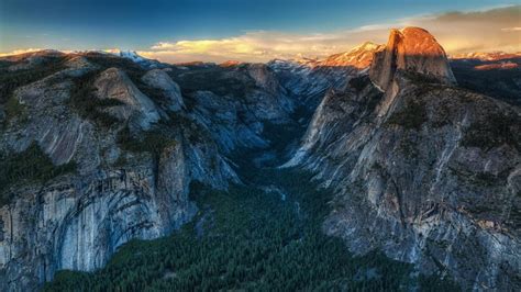 Yosemite National Park Half Dome Wallpaper Backiee