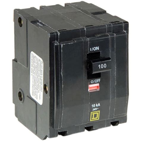 Square D QO 100 Amp 3-Pole Plug-In Circuit Breaker-QO3100CP - The Home
