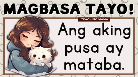 Magbasa Tayo Pagsasanay Sa Pagbasa Ng Tagalog For Kinder And Grade 1