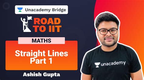 Straight Lines Part 1 Iit Maths Ashish Gupta Foundation