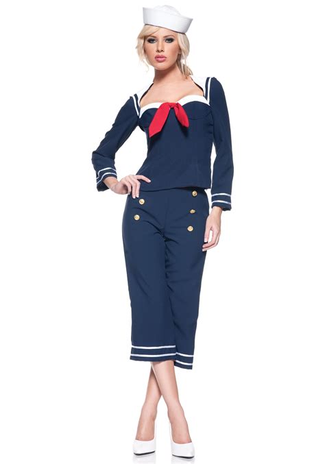 Womens Classy Ship Mate Costume Sailor Costumes For Women
