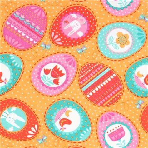 Easter Fabrics With Bunnies And Eggs ModeS Blog