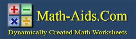 You may select the difficulty of the questions. Math Worksheets | Dynamically Created Math Worksheets