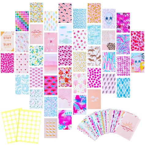 Buy Chinco 50 Pieces Preppy Aesthetic Picture Wall Collage Kit Preppy