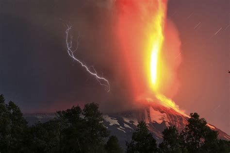 Villarrica Volcano Erupts In Southern Chile Thousands Flee