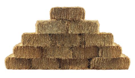 Pyramid Of Straw Bales Transparent Png Stickpng