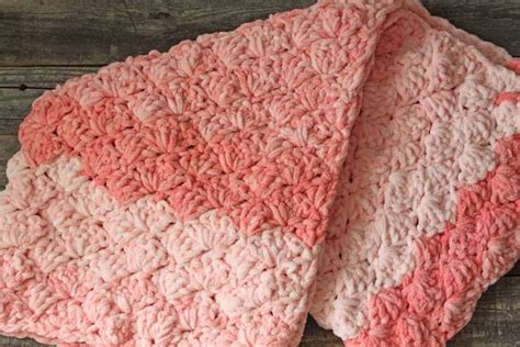 19 Chunky Crochet Baby Blankets Free Patterns A Crafty Life