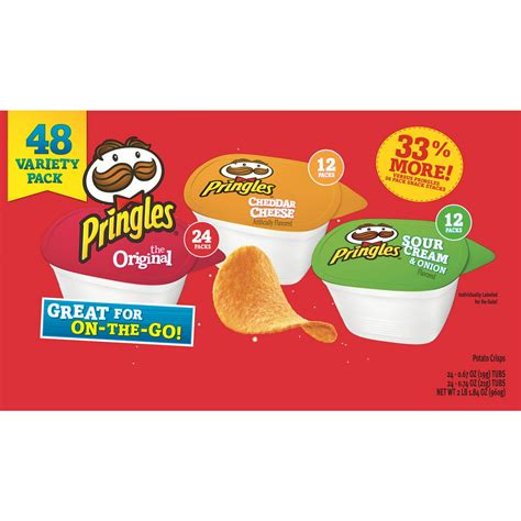 Pringles Snack Stacks Variety Pack 48 Count