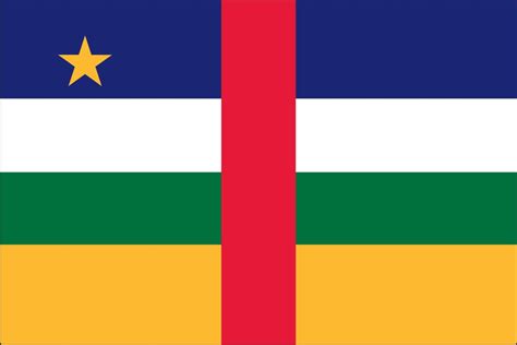 Central African Republic Flag 2 X 3 Ft Indoor Display Or Parade Flag