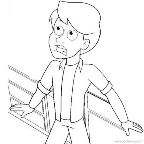Henry Danger Coloring Pages with Captain Man - XColorings.com