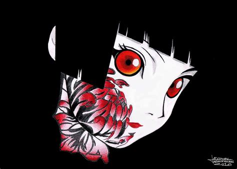 enma ai hell girl by leoarthn on deviantart