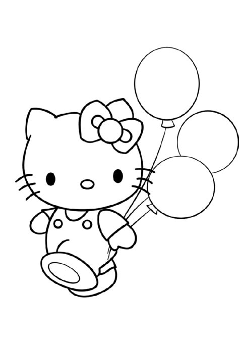 Print hello kitty coloring pages for free and printable coloring book pages online. Best Hello Kitty and Balloons Coloring Pages Free ...