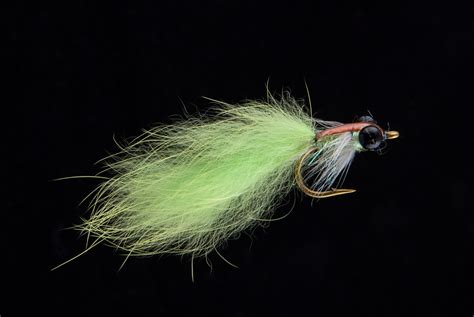 Bunny Hex Chartreuse Sherpa Flies