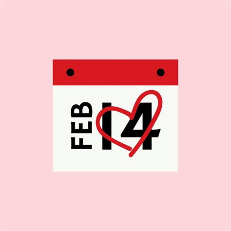 Valentines Day 14th Of February Free Vector Rawpixel