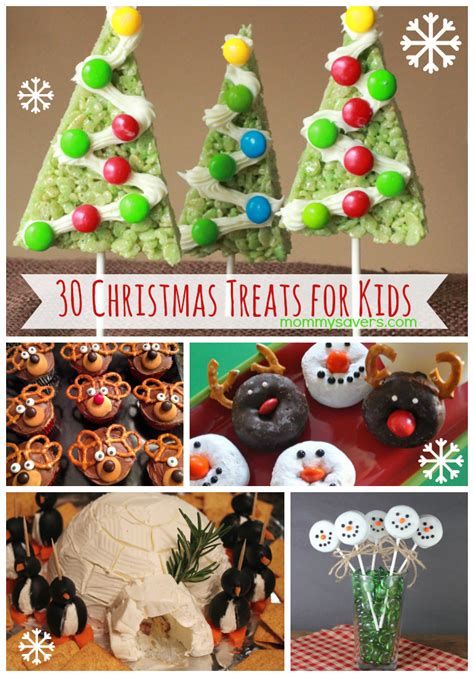 Any of these would make a great christmas project to keep at home and eat, or give as christmas gifts to family and friends. Christmas Treats for Kids: Ideas to Bake and Share - Mommysavers