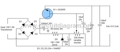 Now that our display is ready let us start with the other circuits. Simple 0V to 15V-1A Adjustable Power Supply ...