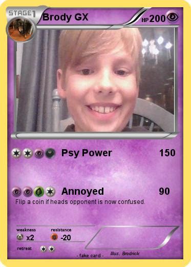 Pokémon Brody Gx 1 1 Psy Power My Pokemon Card