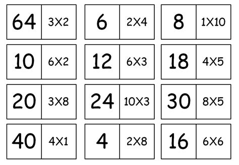 25 atividades iniciais de matemática. Dominó multiplicar para imprimir | Juegos matematicos para imprimir, Domino de multiplicaciones ...