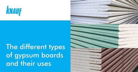 The Different Types Of Gypsum Boards And Their Uses Knauf Tanzania