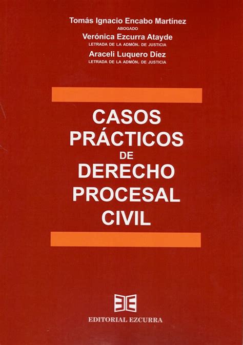 Derecho Procesal Civil Casos Prácticos Ramón Areces 9788499612324