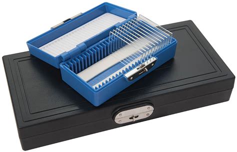 Microscope Slide Boxes Trays Holders Mailers Dispenser Jar
