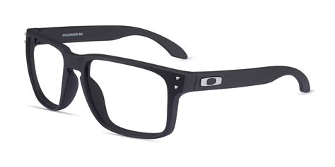 oakley holbrook rx rectangle satin black frame glasses for men eyebuydirect canada